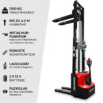 SCHORR Elektro Hochhubwagen PRO+ mit Initialhub 1200kg