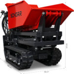 SCHORR Minidumper RR500DHKAH PRO Hochkipper 500kg
